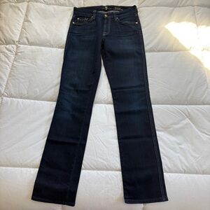 7 For All Mankind Straight Jeans Size 29”
